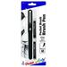 Pentel Arts Pocket Brush Pen Includes 2 Black Ink Refills (GFKP3BPA)