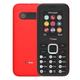 TTfone TT150 Unlocked Basic Mobile Phone UK Sim Free with Bluetooth, Long Battery Life, Dual Sim with camera and games, easy to use, Pay As You Go (O2, with £20 Credit, Red)