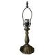 BOTOWI Table Lamp Base Replacement, Only 19" High Tiffany Alloy Desk Lights Base Bronze Fit for 12 Inch Tiffany Style Stained Glass Lampshades