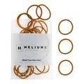 Heliums Ginger Mini Hair Elastics - 2mm Hair Accessories For Women & Kids - Non-Snag Fabric Bands for Fine Hair - Mini Hair Ties for Small Ponytails Buns & Braids - Natural Colors & Shades