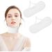 Castor Oil Neck Pack 2 Pack Thyroid Castor Oil Neck Wrap with Adjustable Straps Soft Comfortable Reusable Castor Oil Pack for Men Women -Less Mess Comfort Sleep Fit (White Castor Oil Not Included)