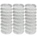 RN BEAUTY 27 Pieces Spiral Hair Ties Phone Cord Hair Ties Waterproof Elastic Traceless Coil Hair Ties Clear Colorless Hair Bands Ponytail Holder Coil Diam. 1.58inch(4cm) No Crease Hair Coils