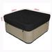 Black 2 Sizes Waterproof 600D Polyester Square Hot Tub Cover Pool Spa Outdoor Hot Tub SPA Cover Dust-Proof UV Resistant