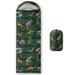 Hosima camping sleeping bag Dinosaur cartoon pattern sleeping bag lightweight and waterproof adult and children sleeping bag travel and outdoor SDC338A