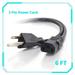 KONKIN BOO 6ft Premium Power Cord Replacement For HP OfficeJet J5735 4315 4355 J3640 J3680 Printer 3PIN