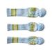 3Pcs Knitted Golf Club Head Covers Golf Wood Headcovers for Outdoor Training Blue