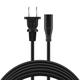 FITE ON 6ft/1.8m UL Listed AC Power Cord Cable Plug For Polk Audio SurroundBAR 9500 IHT AM9500-A 9500BT 9500IHT IHT9500 BT9500 Instant Home Theater polkaudio Surround Bar SoundBar Speaker Subwoofer