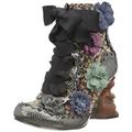 Irregular Choice Damen Nuts About You: Mode-Stiefel, Schwarz Multi, 40 EU