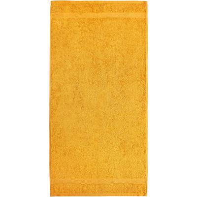 Handtuch DYCKHOFF "Planet", orange (mango), B:50cm L:100cm, Walkfrottier, Obermaterial: 100% Baumwolle, Handtücher (Packung) Image
