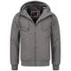 Winterjacke ALESSANDRO SALVARINI "ASWeighty" Gr. L, grau (dunkelgrau) Herren Jacken Übergangsjacken