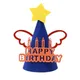 Classic Birthday Cap Lovely High Elasticity Baby Birthday Hat Happy Birthday Cone Party Hats
