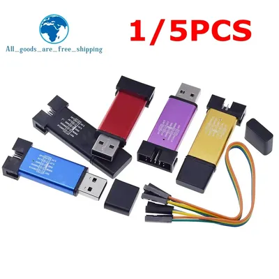 TZT 1/5PCS ST LINK Stlink ST-Link V2 Mini STM8 STM32 Simulator Download Programmierer Programmierung Image