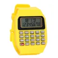 Handheld Pocket Calculator Watch Unsex Silicone Multi-Purpose Date Time kids Electronic Wrist