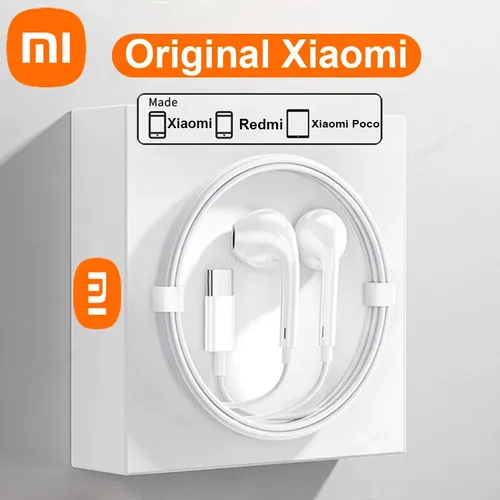 Original xiaomi typ c kabel gebundener kopfhörer xiaomi mi 13 12 11 pro ultra lite 3 5mm kopfhörer