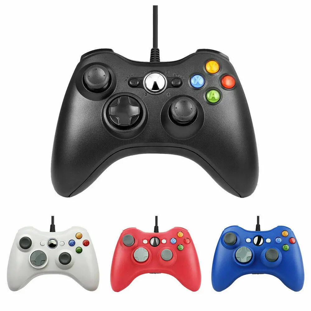 USB-Kabel-Gamepad für Xbox 360/Slim-Controller für Windows 7/8/10 Microsoft PC-Controller, unterstützt Steam Game Image