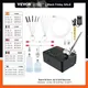 VEVOR Dual-Action Airbrush Kit Multifunktionale Airbrush System Kompressor 0 3mm Spritzpistole für