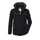 G.I.G.A. DX Herren Winterjacke mit abzippbarer Kapuze/Funktionsjacke in Daunenoptik GW 43 MN QLTD JCKT, schwarz, XXL, 40884-000