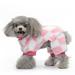 1pcs pet one-piece pajamas Home dog clothing Flannel pajamas Pet one-piece pajamas home - L