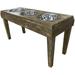 3 Bowl Dog Feeder - Aluminum Bowls - Washed Oak Finish - Raised Dog Feeder - Dog Bowls - 16 Tall Dog Feeder - Pet Furniture.