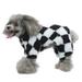 1pcs Black and white pet one-piece pajamas Home dog clothing Flannel pajamas pet one-piece pajamas home - XL