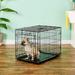 LQQ Single Door Collapsible Wire Dog Crate