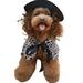 Lohuatrd Adorable Pet Cape Funny Outfits with Bow Tie Adjustable Hat for Cats And Dogs Perfect for Halloween