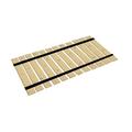 The Furniture King Wood Bed Slats Twin Size Closely Spaced For Specialty Bed Types Custom Width with Black Strapping Bed Frame Support Plank Boards 39.50 Wide