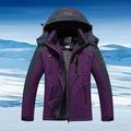 Summer Saving Clearance AXXD Long Winter Jackets For Women Cycling Plus Size With Warmcoat Outdoor Windproof Thickened Sprint Hooded Coat Purple Size XL(US:10)