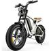 Engwe M20 Electric Bike 20 Electric Bike for Adults 750W Motor 19.9MPH 48V 13AH 1 Battery White