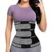 Women s waist trainer 3 straps hip control training Corset sauna belt body beauty Shapewear sports waist protection