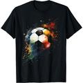 Soccer Ball Sports Vintage Soccer Graphic for Men Boys T-Shirt