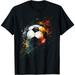 Soccer Ball Sports Vintage Soccer Graphic for Men Boys T-Shirt