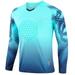 YONGHS Youth Boys Padded Goalie Shirt Goalkeeper Soccer Long Sleeve Training Soccer Uniform Sky Blue 13-14