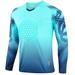 YONGHS Youth Boys Padded Goalie Shirt Goalkeeper Soccer Long Sleeve Training Soccer Uniform Sky Blue 11-12