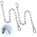 Hanging Swing Chair Chain Kit 2 Set Stainless Steel Hardware Heavy Duty Porch Swing Hammock Chain Kit Hanging Hooks for Hammock Rope Tire Tree Swings