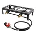 Gas Stove Table Gas Burner Stove Gas Burner Outdoor Cast Iron Double Cook Stove