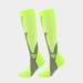 Ploknplq Womens Socks Men and Women Compression Socks Calf Knee High Compression Stockings for Walking Running Nylon Unisex Hiking Thigh High Socks Compression Socks for Women Green L