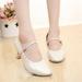 Fzm Dance Shoes For Women Women s Modern Dance Shoes Indoor Dance Shoes Friendship Dance Square Dance Shoes National Standard Dance Shoes White US Size 7.5