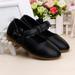 eczipvz Toddler Shoes Girl Shoes Small Leather Shoes Single Shoes Children Dance Shoes Girls Performance Shoes Kids Shoes Big Girls (Black 11 Little Child)