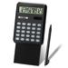 Winyuyby Handwriting Portable Basic Calculator with Writing Pad 12 Digits Desktop Pocket Calculator for Office Home School Black