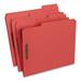 1PC Universal Deluxe Reinforced Top Tab Fastener Folders 0.75\\ Expansion 2 Fasteners Letter Size Red Exterior 50/Box