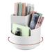 Desk Pencil Pen Holder 3 Slots 360-Degree Spinning Pencil Pen Desk Organizers