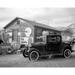 Print: View Of Vintage Car At The Hackberry General Store Route 66
