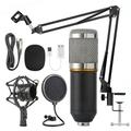 Studio USB Condenser Microphone Professional Recording Microphone Plug&Play Computer Microphone