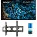 Sony XR77A80L 77 Inch 4K HDR OLED Smart Google TV with PS5 Features with a Sanus VMPL50A-B1 Tilting Wall Mount for 32 Inch-85 Inch Flat Screen TVs and Walts HDTV Screen Cleaner Kit (2023)