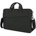 Portable Laptop Tote Bag Shoulder Bag For 13.3 14 15 15.6 Inch Laptop Shoulder Bag Solid Colorï¼ŒBlack