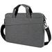 Men Soft Laptop Tote Bag Shoulder Bag For 11 12 13 14 15 15.6 Laptop Fashion Solid Colorï¼ŒDark grey