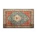 Washable Kitchen Rug Front door Mat Non-slip pet-friendly Retro Entry throw rug - style:style2