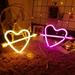 Sunjoy Tech Neon Light Multi-purpose Decorative Arrow Heart Shape LED Wall Hanging Neon Sign Xmas Gift for Home