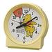 Rhythm Tabletop Clock Yellow 9.6x9.2x5.5cm Bear Pooh Alarm Clock Continuous Second Hand Electronic Sound Alarm 8RE671MC33 8RE671MC33